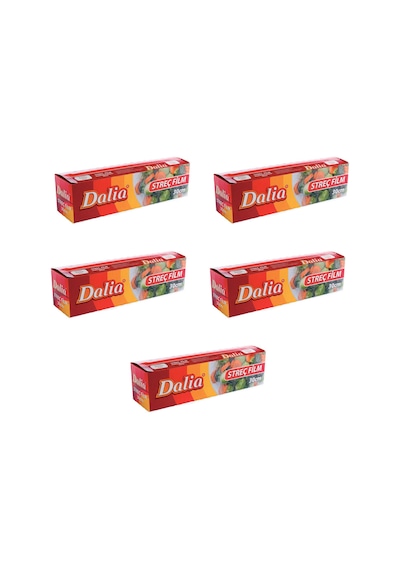 Dalia Şeffaf Mutfak Rulo Streç Film 5 Paket 30 CM x 100 M