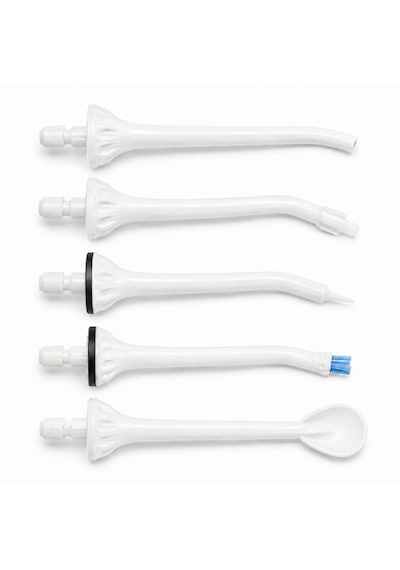 Npo Nicefeel Fc5610 Uyumlu 5 Li Ağız Duşu Yedek Uç Seti Standart, Ortodontik, Periodontal, Plak Ve Dil Temizleme Başlıkları
