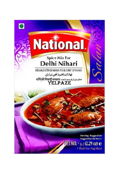 Yelpaze National Delhi Nihari Masala Hint Tandır Baharatı 25 G