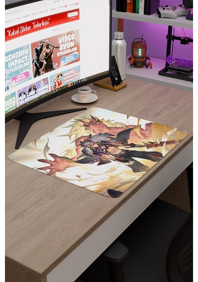 Itto Genshin Impact Anime Gacha V5 - 48x40 Xl Gaming Mouse Pad Fare Altlığı