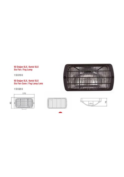 Eser Sıs Lambası 93 D / S Slx / K AOD-ESER 1930190