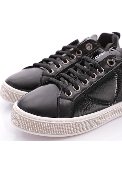 Dgn 22512 Kadin Sade Beğcikli Kenarlari Taşli Sneaker Ayakkabi 22512-1571-R8965 Siyah Dgn 22512 Kadin Sade Beğcikli Kenarlari Taşli Sneaker Ayakkabi 22512-1571-R8965 Siyah