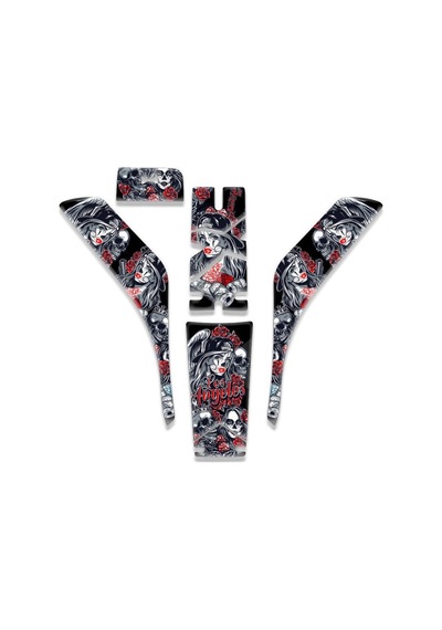 Sym Jet X Uyumlu Tank Pad Set Kırmızı Diğer