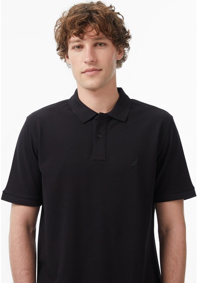 Nautica Erkek Siyah Regular Fit Polo Yaka T-shirtdüzk65002t