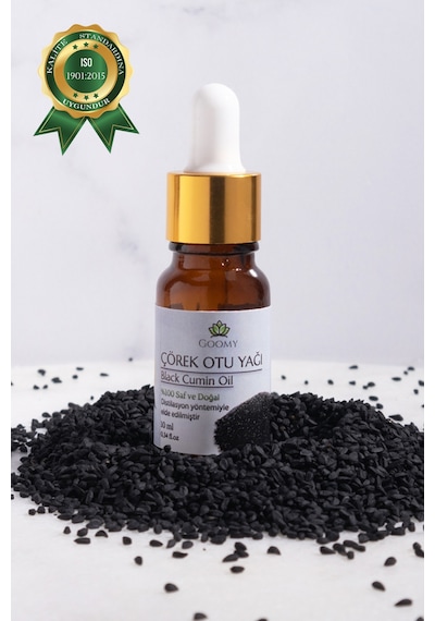 Goomy Soğuk Sıkım Çörek Otu Yağı %100 Doğal Bitkisel Uçucu Yağ Black Cumin Oil 10ml 10 ML
