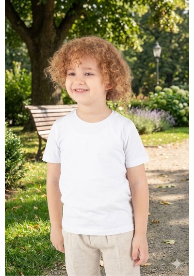 Baby Kids Colors Bej Renkli Çocuk Takım Elbise - Ceket, Pantolon Ve Basic Tişört Şık Ve Rahat