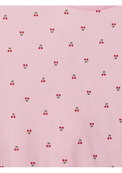 Lcw Dream Ekru Bisiklet Yaka Desenli Kadın Pijama Üst