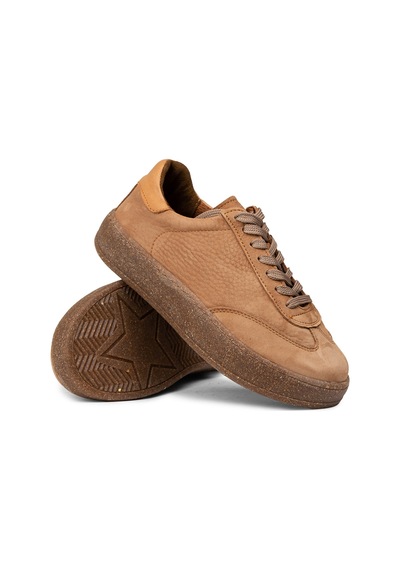 Deery Kadın Hakiki Nubuk Taba Renk Sneaker Ayakkabı - Se620ztbac01 Taba