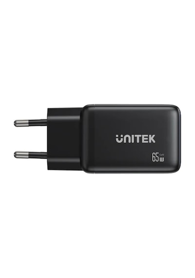 Unitek Zeno 65W 3 Portlu GaN Şarj Cihazı (P1130ABK01-EU)