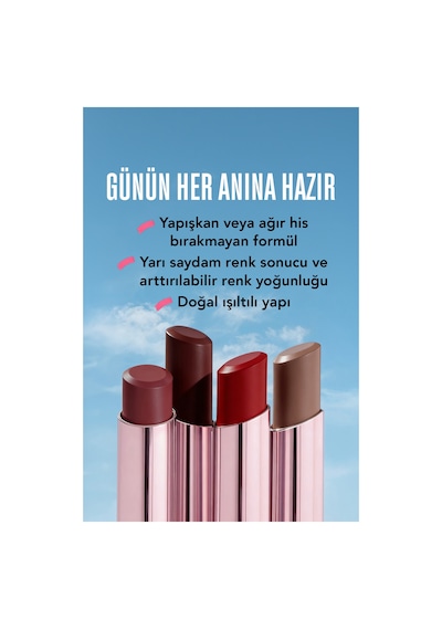 Flormar Sheer Up Sweet Escape Yarı Transparan & Parlak Bitişli Nemlendirici Ruj 025 Apcottart
