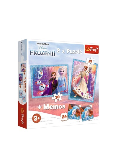 Puzzle Frozen 2 2 İn 1 3 Yaş+