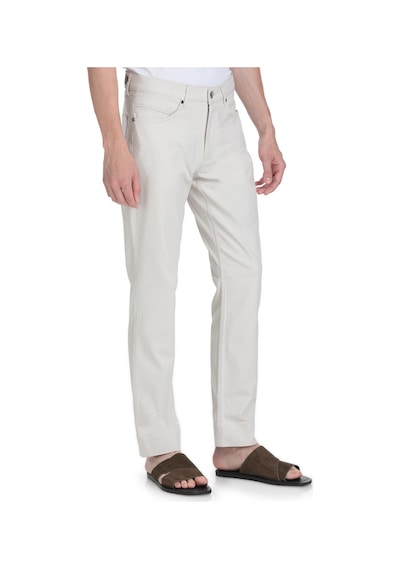 Hatemoğlu Keten Regular Fit Pamuklu 5 Cep Kanvas Pantolon 37272 Keten D.
