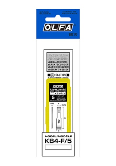 Olfa Kb4-F/5 Maket Bıçağı Yedeği 5 Li