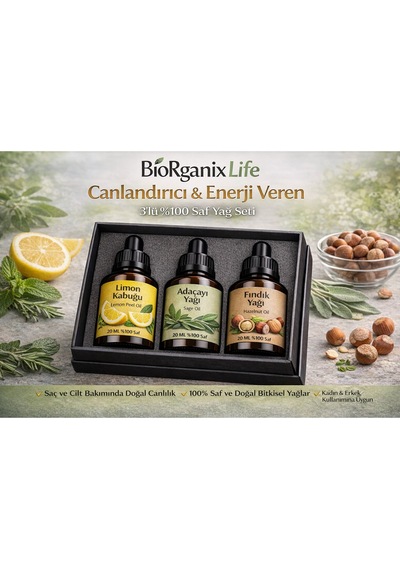Life Ferahlatıcı & Canlandırıcı Doğal Bakım Seti 3 Lü Bitkisel Yağ 20 Ml