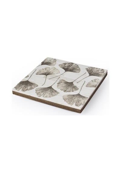 Yargıcı Çiçek Desenli Kare Bardak Altlığı 10x10 Cm 26knhs1018m St