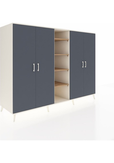 Kronos Dolap 12 Raflı 4 Kapaklı 220x59x163 Aytaşı-antrasit/çam Antrasıt/atlas Çam - Aytası Kronos Dolap 12 Raflı 4 Kapaklı 220x59x163 Aytaşı-antrasit/çam Antrasıt/atlas Çam - Aytası