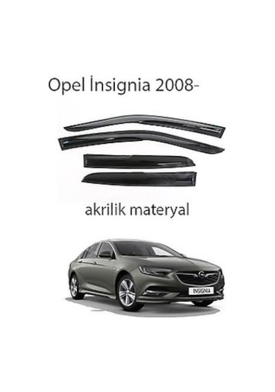 Opel Insignia Mugen 2009 - 2016 Cam Rüzgarlığı 4 Lü Takım