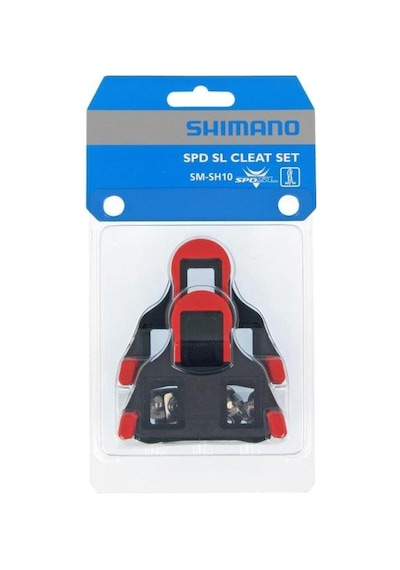 Shimano SM-SH10 Spd Sl Cleat Set Kırmız 0 Derece Yol Pedal Kali