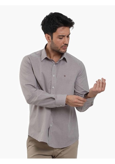 Dufy Kahverengi Erkek Regular Fit Pitikare Desenli Düğmeli Yaka Uzun Kol Gömlek - 98369-kahverengi Kahverengi Dufy Kahverengi Erkek Regular Fit Pitikare Desenli Düğmeli Yaka Uzun Kol Gömlek - 98369-kahverengi Kahverengi