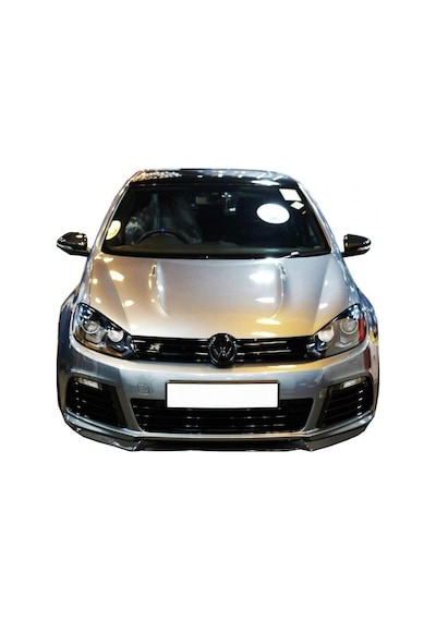 Volkswagen Golf 6 2009 - 12 R Tampon Uyumlu Lip 3 Parça Plastik Boyasız