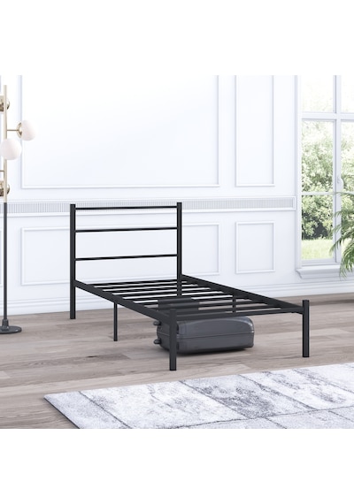 Basic Metal Karyola 90x200 Cm Siyah