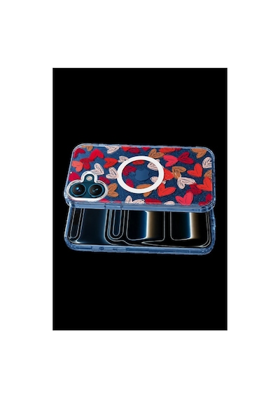 Onegif Apple iPhone Uyumlu 16 Desina Magsafe Kapak - Desen 6 İtdark56661
