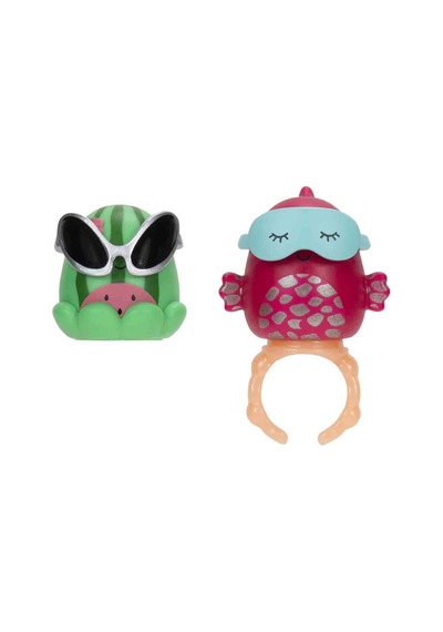 Squishmallows Squish-a-longs 8 Figür + Yüzük Seti S2 Seri 2