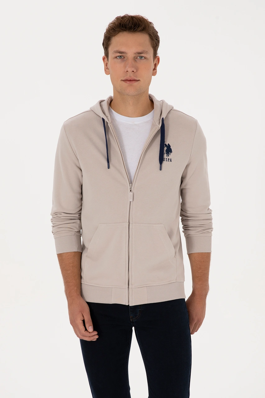 U.s. Polo Assn. Erkek Taş Hırka Örme 50307765-vr049 Tas