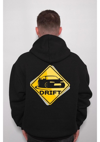 Drift Roll Adrenalin Arka Itiş Sweatshirt Unisex Kapüşonlu Hoodie 001