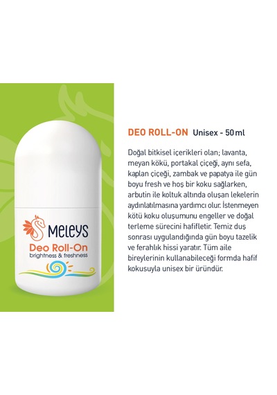 Meleys Ter ve Koku Önleyici Roll-On Deodorant 50 ML