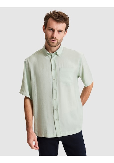 Pierre Cardin Erkek Su Yeşili Gömlek Kısa Kollu 50320898-vr048 Yeşil