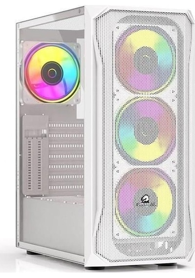 Gamebooster GB-T005MW Mid Tower Gaming Kasa Beyaz