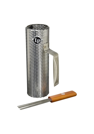 Latin Percussion Lp303 Mini Merengue Guira, Kazıyıcı İle Açık Gri