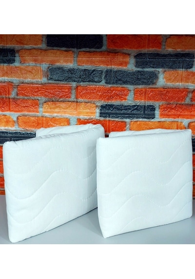 Livdora Kapitoneli 6lı Pamuklu Yastık Alezi, Koruyucu 50x70