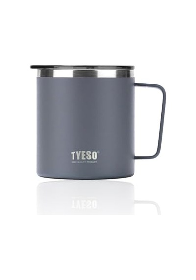 Silviya Mug Vakumlu Paslanmaz Çift Duvarlı Termal Kapaklı 400ml Mavi Diğer