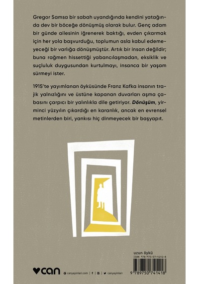 Dönüşüm -  Franz Kafka  - Can Yayınları