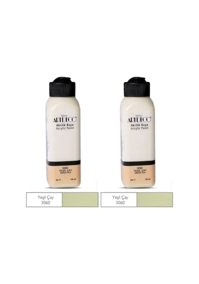 2 Li Akrilik Boya 140 Ml Renk Seçmeli Canlı Ve Pastel 3060 - Yeşil Çay