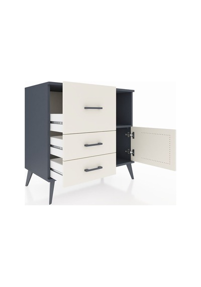 Hyperion Şifonyer Tek Raflı 3 Çekmeceli Tek Kapaklı 88x44x80 Antrasit-aytaşı Aytaşı Hyperion Şifonyer Tek Raflı 3 Çekmeceli Tek Kapaklı 88x44x80 Antrasit-aytaşı Aytaşı