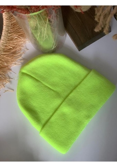 Neon Yeşil Bere Neon Yeşil