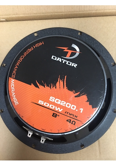 Dator 20 Cm Midrange Sq200.1 250 Rms 1000 W