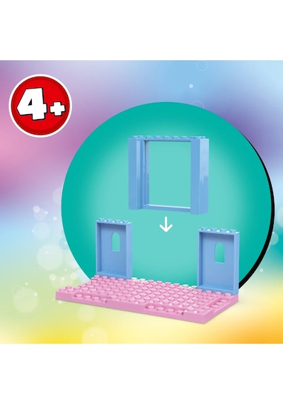 LEGO® Gabby's Dollhouse Gabby'nin Kedicik Bakım Odası 10796 - 4 Yaş & Üzeri Çocuklar için Yaratıcı Oyuncak Yapım Seti (165 Parça)
