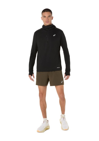Asics Road Wınter Ls Hoodıe Erkek Siyah Beyaz Sweatshirt 2011d359-001