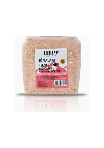 Hepp Himalaya Tuzu Pembe Öğütülmüş 500 Gr
