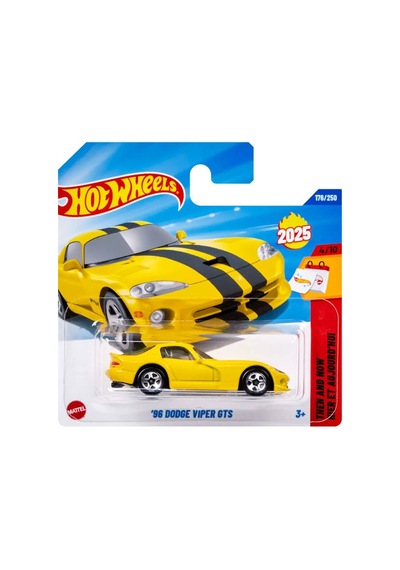 Hw Teklı Arabalar 96 Dodge Vıper Gts Jbb95 Çok Renkli