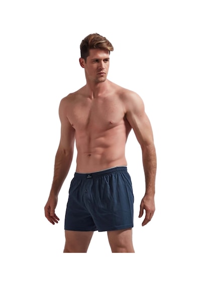 Josejuan Erkek Boxer Örme Penye 1120-Indigo İndigo