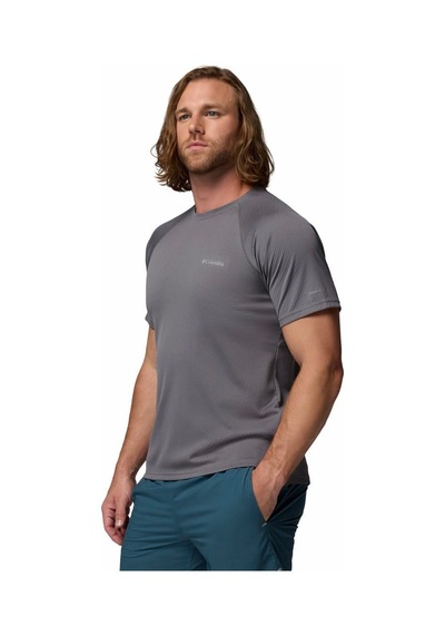 Columbia Alpine Chill Pro Erkek Teknik Kısa Kollu Tişört-9248 Koyu Gri