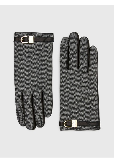 Tommy Hilfiger Th Evenıng Gloves He Kadın Gri Eldiven