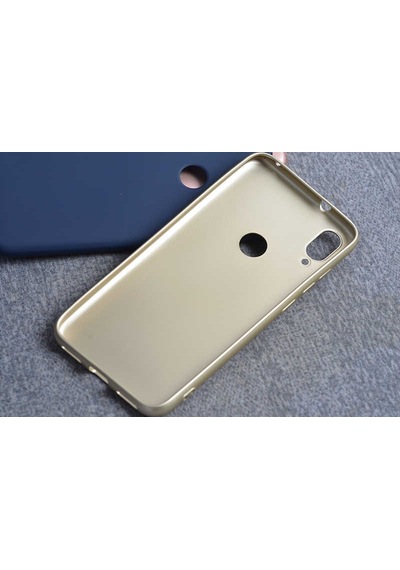 Xiaomi Mi Play Kılıf Zore Premier Silikon Kapak Gold