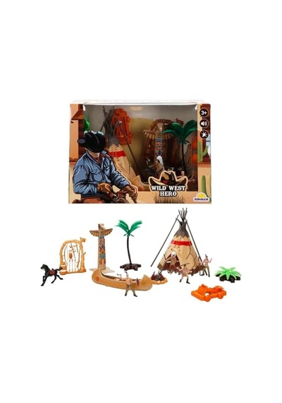 West Hero Kovboy Oyun Set Set Kızıldereli Çadır Müzikli/ışıklı