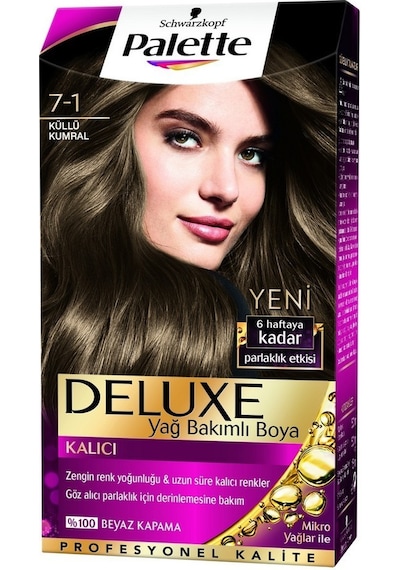 Palette Saç Boya sı7 - 1 Küllü Kumral